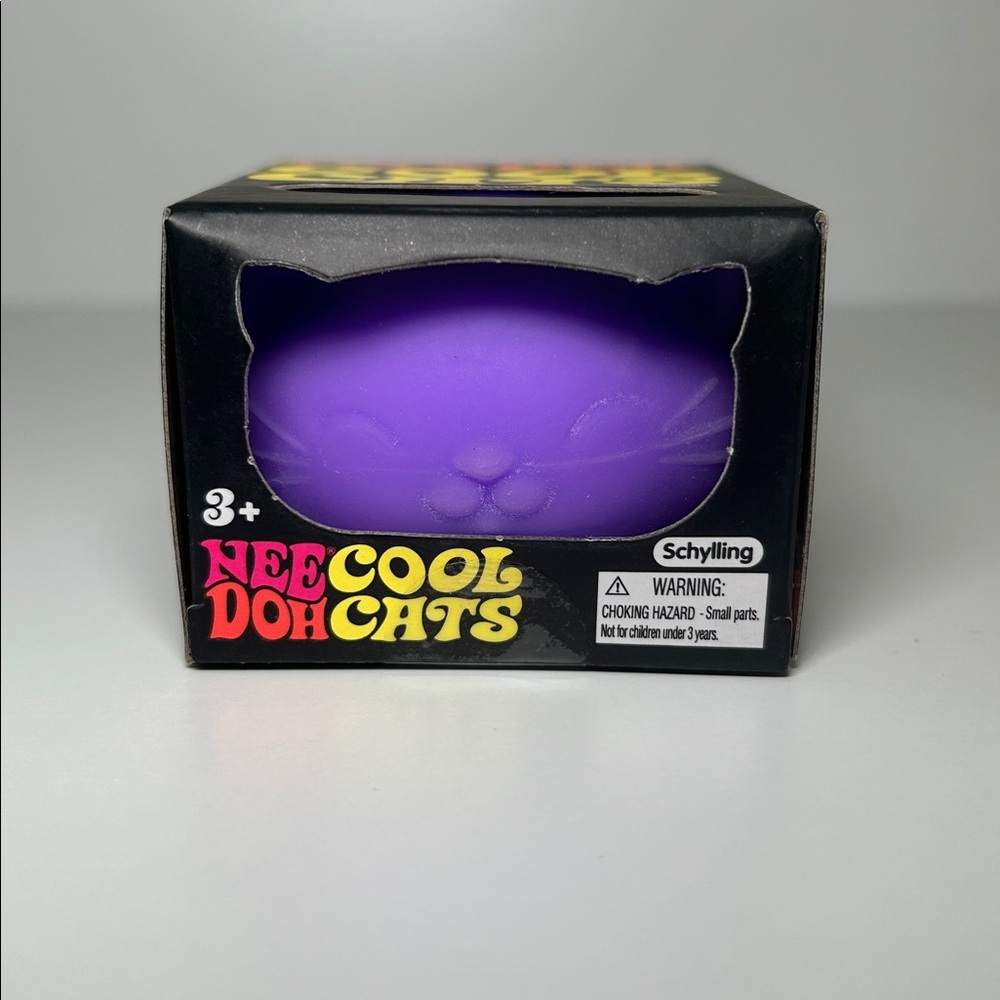 NeeDoh Cool Cats Fidget Squishy Toy - Purple